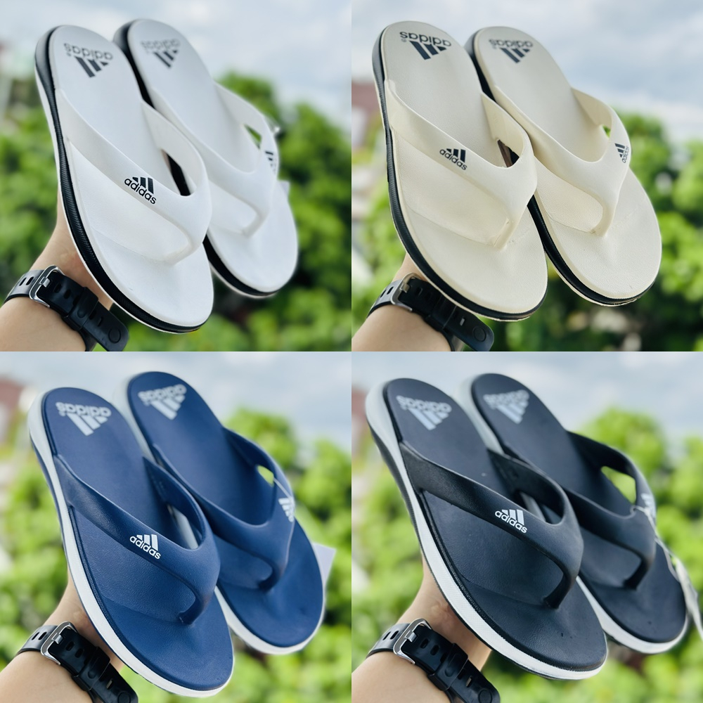 Dép Kẹp Xỏ ngón Mắt Cáo adidas Comfort đế đúc Đỏ nam nữ [Ảnh Thật + Hộp hãng]