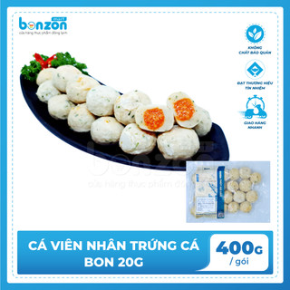 Bonzon - cá viên nhân trứng cá bon 400g