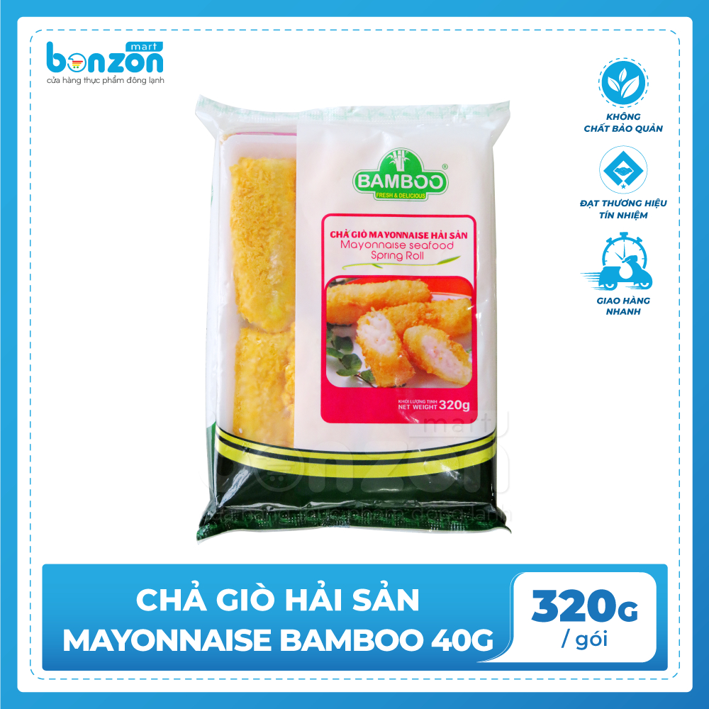 Bonzon - Chả giò hải sản mayonnaise Bamboo 320gr