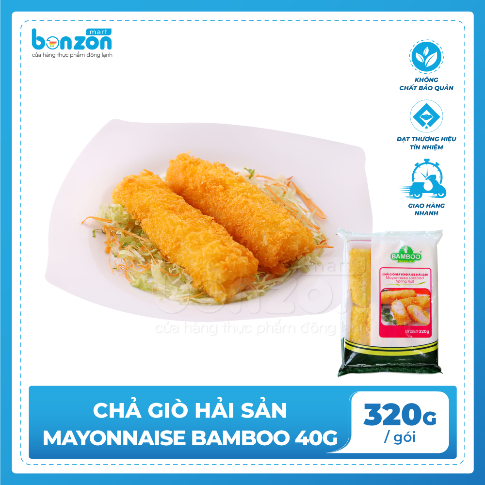 Bonzon - Chả giò hải sản mayonnaise Bamboo 320gr
