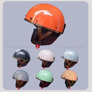 Mũ bảo hiểm 1/2 pug version harley bảo hành 12 tháng_nón bảo hiểm 1/2