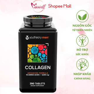 Viên collagen Healthy Care youtheory mens type 1 2 & 3 cho nam hộp 390 viên Maxwell