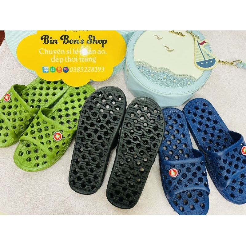 Dép lỗ táo tròn/vuông- dép lỗ đi trong nhà, văn phòng 40-44
