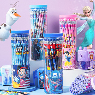 Set 30 cây bút chì, hộp bút chì gỗ in hoạt hình DISNEY siêu đẹp cho bé