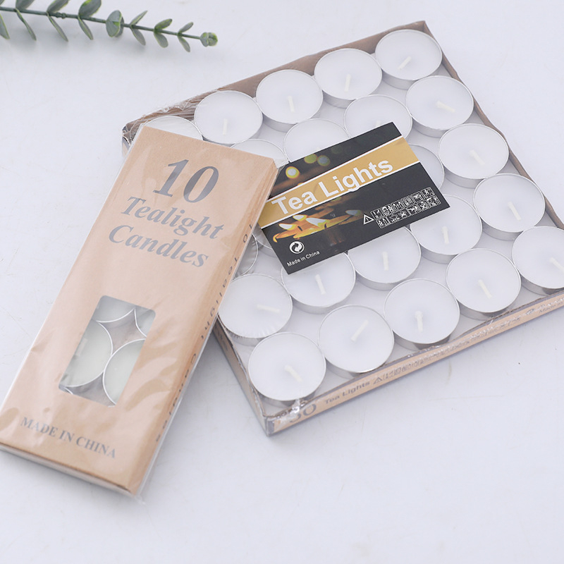 Nến sáp 10 viên và 50 viên/hộp không khói an toàn HT SHOP dùng trang trí sinh nhật, xông tinh dầu DN074