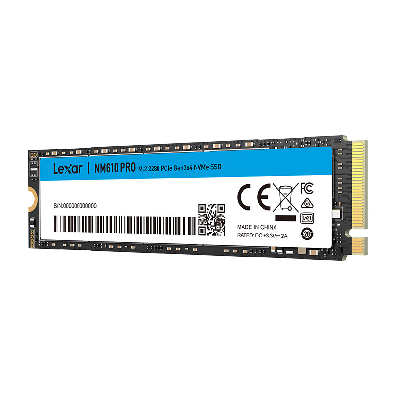 Ổ cứng SSD Lexar NM610PRO 500GB NVMe M2- LNM610P500G-RNNNG - New - Chính Hãng BH 36 Tháng
