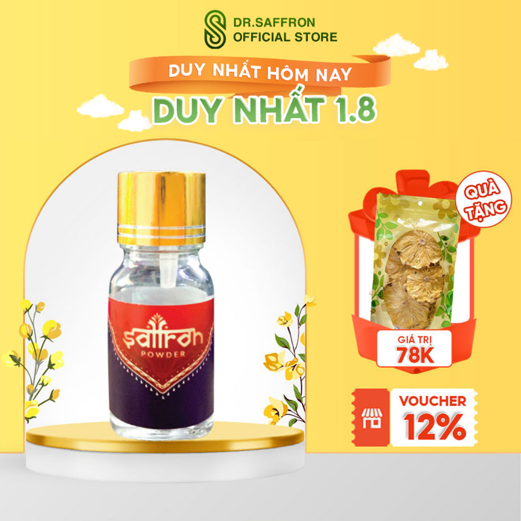 Bột Nhụy Hoa Nghệ Tây SAFFRON BAHRAMAN 1Gr