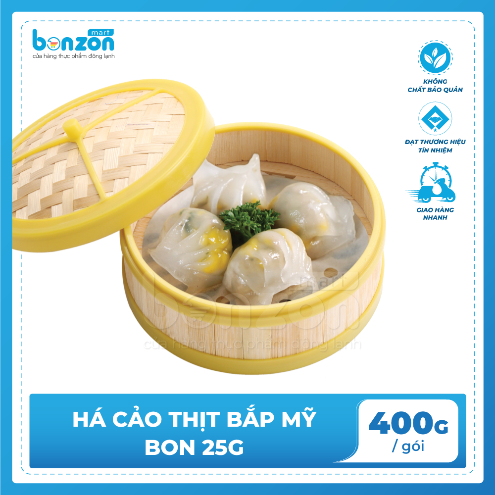 Bonzon - Há cảo thịt bắp mỹ BON 400g