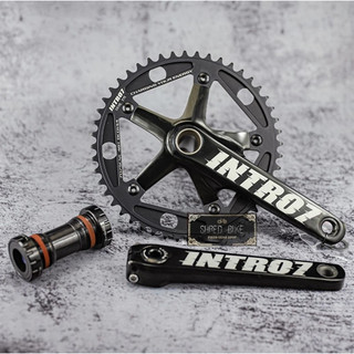 Đùi đĩa fixed gear intro7 đĩa rỗng 48t kèm bb 165mm
