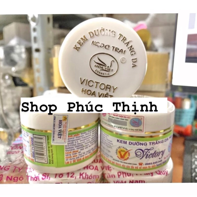 kem victory hoa việt dưỡng trắng da mặt hủ 15g (chuẩn loại 1)
