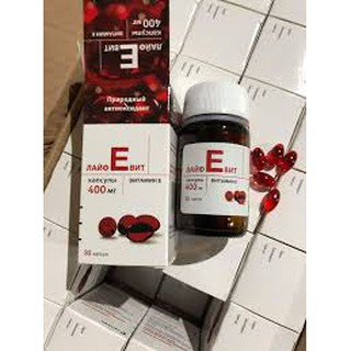 COMBO 10 hộp vitamin E đỏ 400mg lọ thủy tinh 30v - Hàng Nga