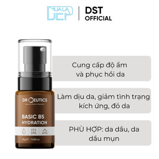 DRCEUTICS Serum Basic B5 Hydration Cho Da Dầu Mụn (30g 100g)