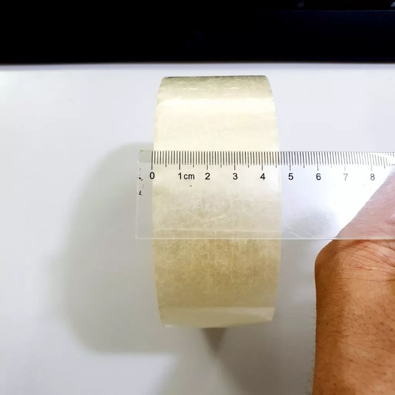 《HCM》1 cuộn băng keo đục / trong 200 yard loại 4,5 phân chuyên dùng đóng hàng