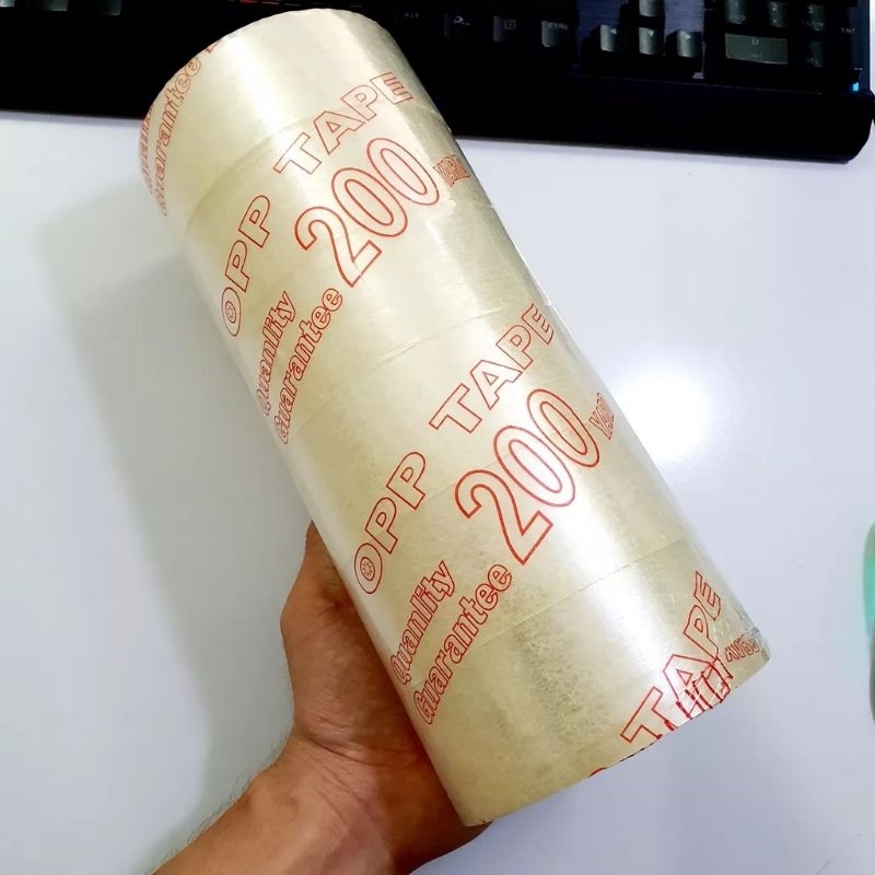 《HCM》1 cuộn băng keo đục / trong 200 yard loại 4,5 phân chuyên dùng đóng hàng