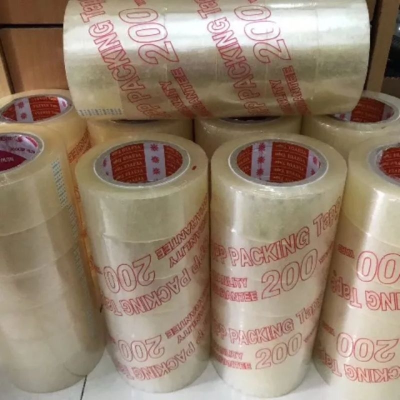 《HCM》1 cuộn băng keo đục / trong 200 yard loại 4,5 phân chuyên dùng đóng hàng