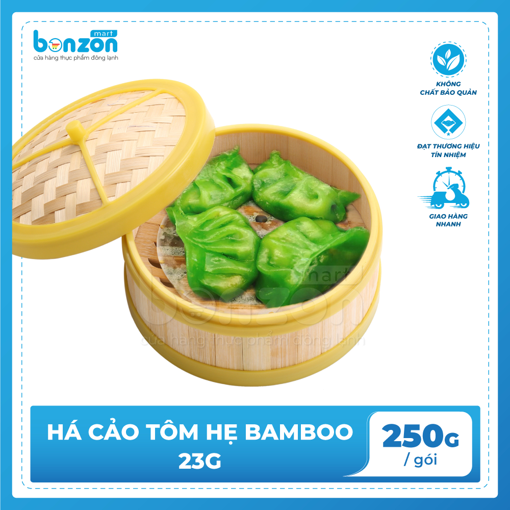Bonzon - Há cảo tôm hẹ Bamboo 250gr