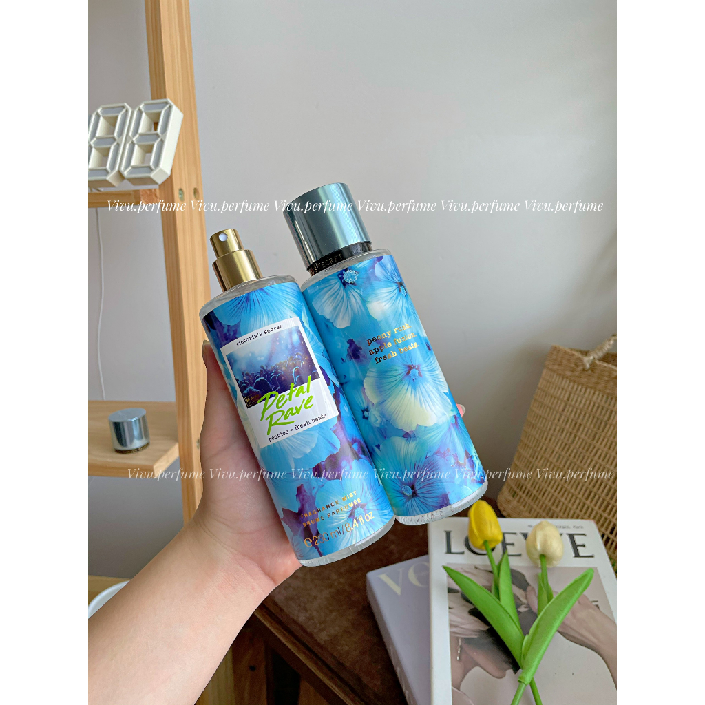 (Hương táo xanh mát mẻ) Body mist VIC Petal Rave