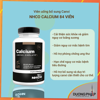 Can.xi hữu cơ NHCO Calcium 84 viên