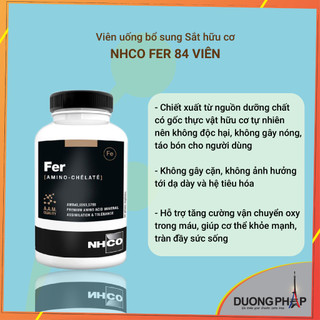 Viên Sắt Hữu cơ NHCO Fer 84 viên