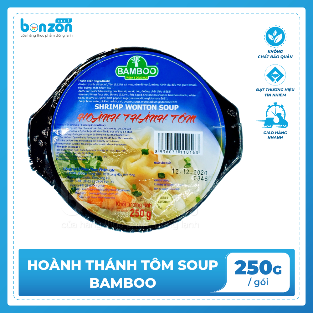 Bonzon - Xíu mại tôm Bamboo 300gr