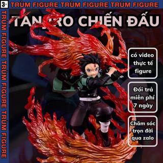 Mô Hình, Figure Kimetsu Yaibai, Tanjiro Hơi·Thở Mặt Trời Anime, Manga Thanh Gươm Diệt Quỷ - Full Box Trùm Figure
