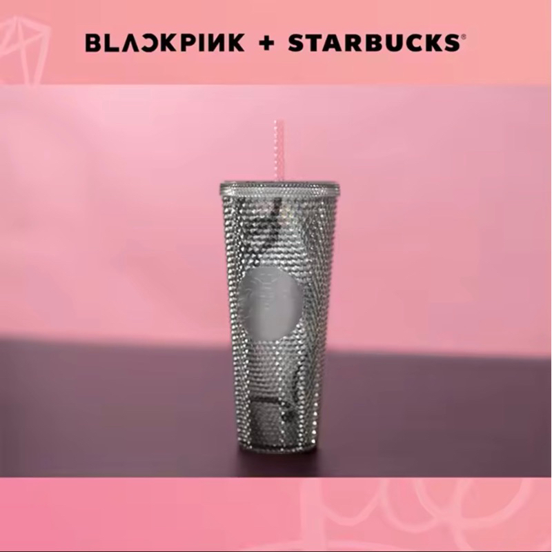 Ly Starbucks Cold Cup 24Oz (710ml) BLACKPINK DDL Black