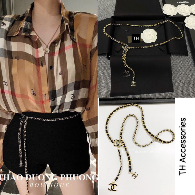 Đai Lưng, Belt đai lưng đai váy xích phối da CN đẹp và sang chảnh. Hàng Cao cấp giành cho Nữ
