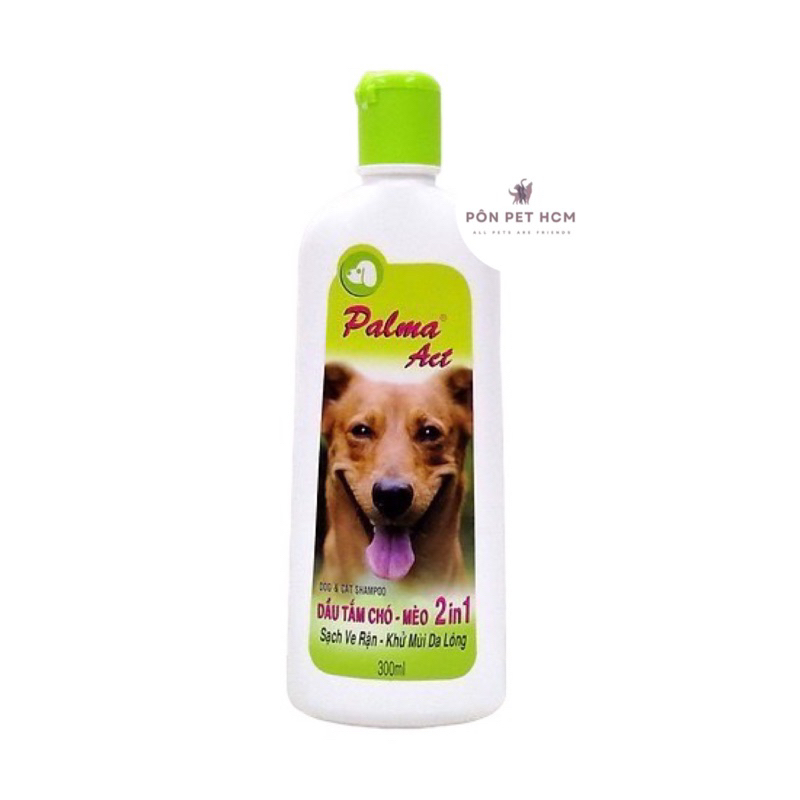 Dầu Tắm chó mèo Palma Act (- 102) sữa tắm thú cưng sạch ve rận khử mùi da lông