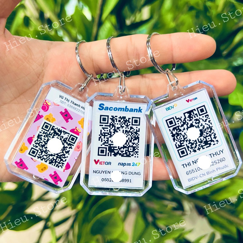 Móc khoá mã QR Chuyển Khoản Ngân Hàng