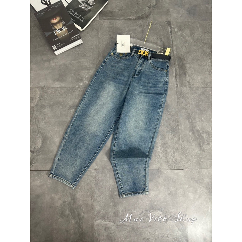 QUẦN JEANS BÒ BAGGY DIOR