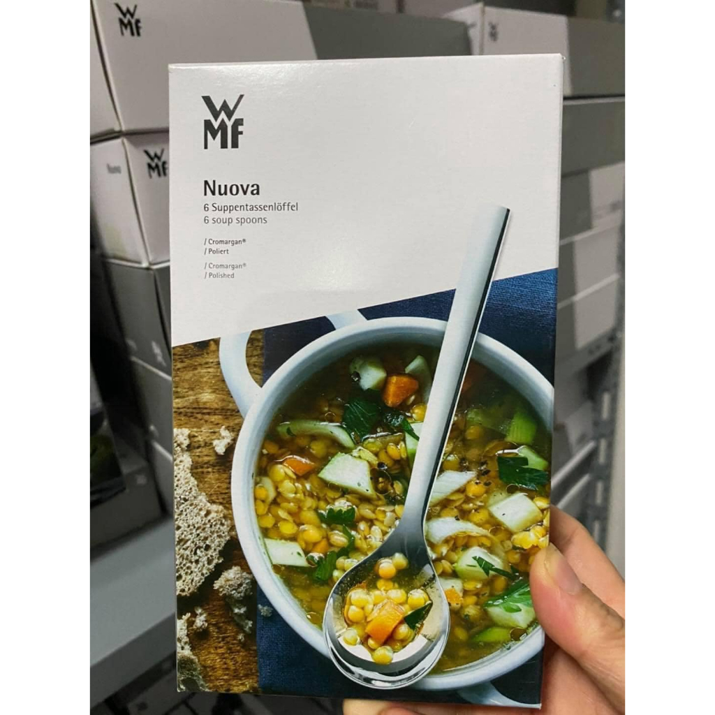 Set 6 thìa WMF Nuova Soup Spoons
