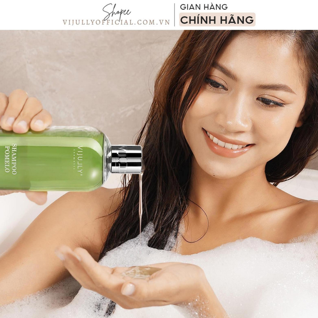 Dầu gội bưởi Vijully ngăn rụng tóc hiệu quả sau 2-3 tuần sử dụng, tặng kèm quà xinh