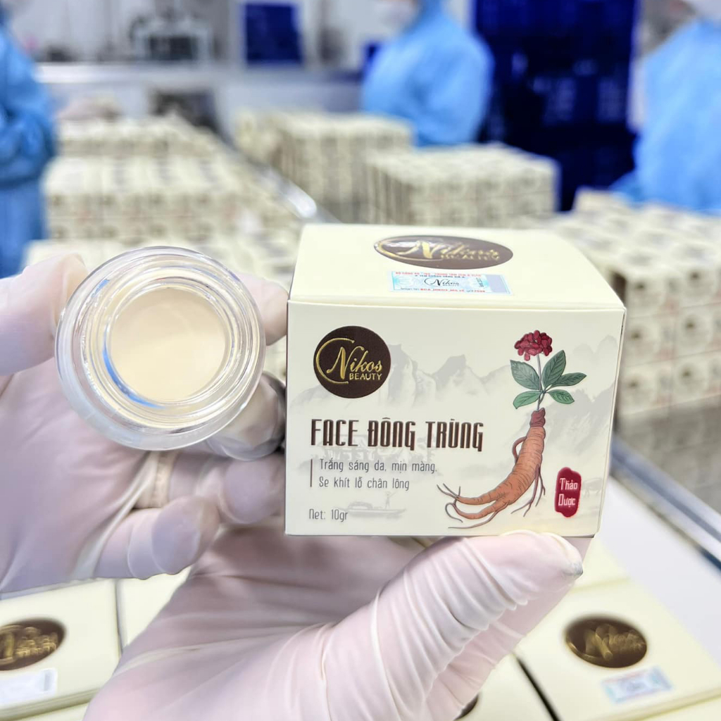 Kem Face Đông Trùng Nicos Beauty Thanh Nhi Nikos Mẫu Mới 10g