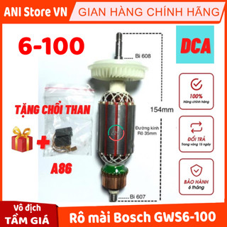 Combo rô + sa máy mài bosch 6-100 - rotor stator mài bosh gws6-100