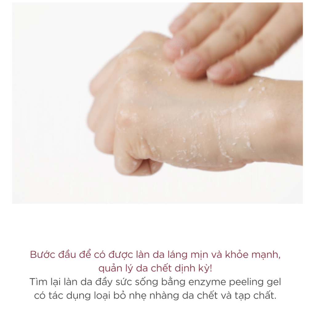 Tẩy tế bào chết ma:nyo Galactomy Enzyme Peeling Gel 75ml giúp da láng mịn, sáng khoẻ