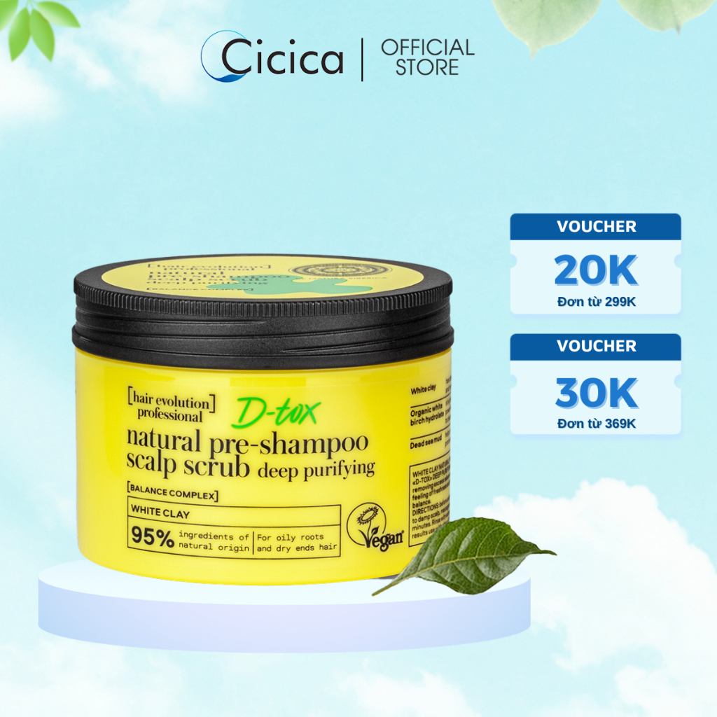 [Mã BMLT35 giảm đến 35K đơn 99K] Tẩy Tế Bào Chết Cho Da Đầu Natura Siberica Tóc Khô Và Gàu OX Natural Pre Shampoo 150ml