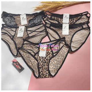 Quần lót nữ da beo forever zh chất liệu thun lạnh phối ren co giãn - thanh thanh store