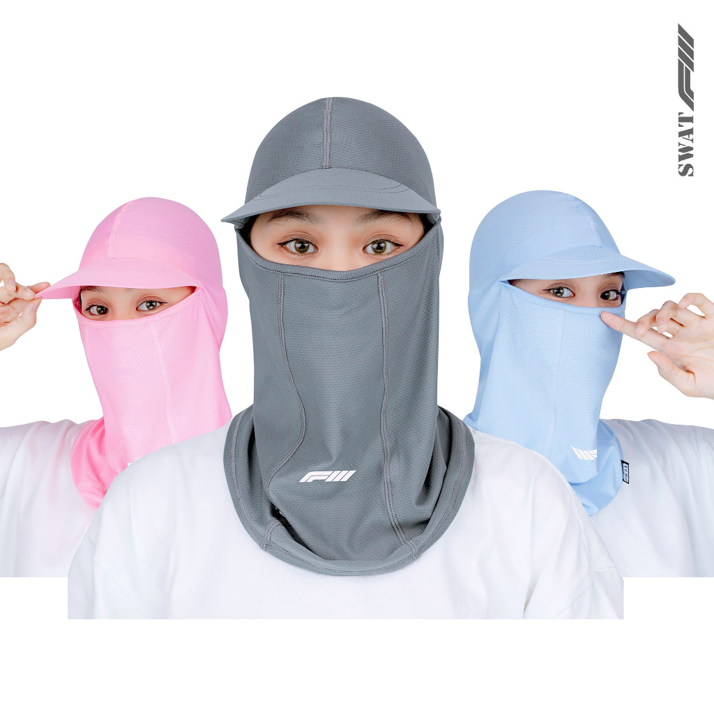 Combo chống nắng khăn trùm đầu và găng tay SWAT cao cấp, đa dạng mẫu, vải thông hơi co dãn, phụ kiện đi phượt, dã ngoại