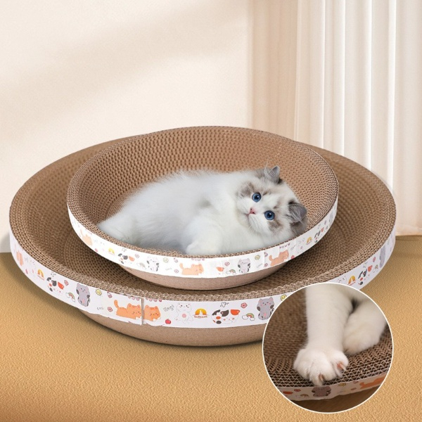 Ổ cào dành cho mèo chất liệu bìa carton size 30cm