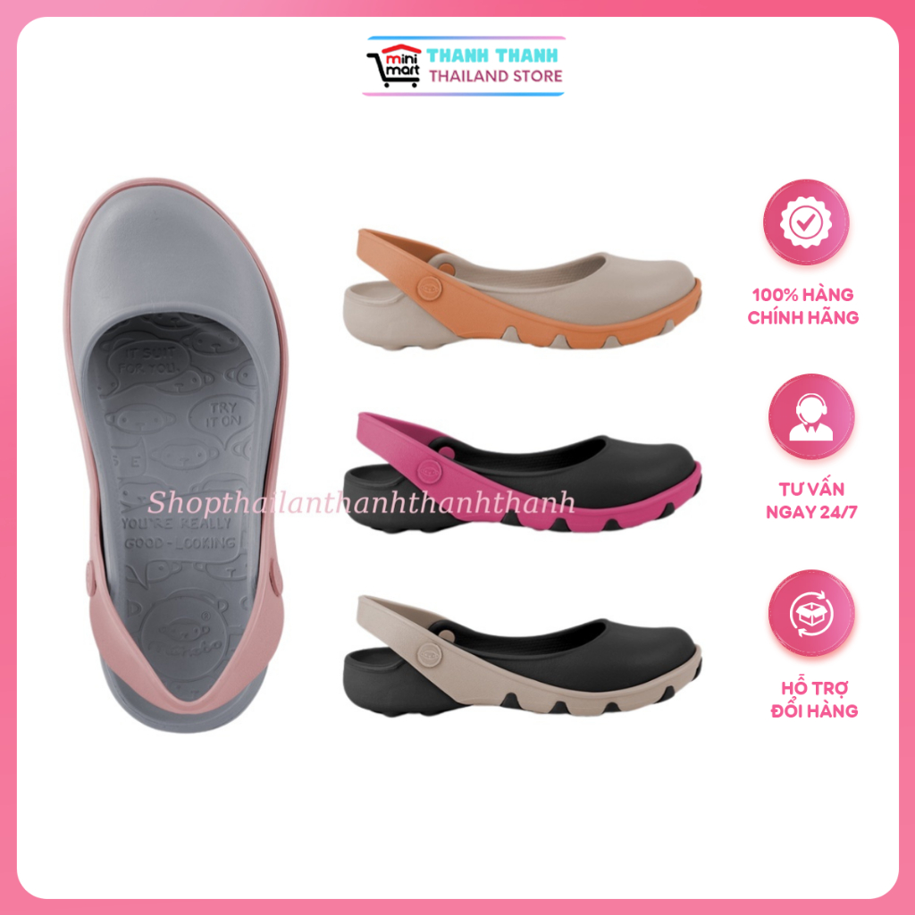 Giày Búp Bê Nữ MONOBO TAMMY2 Chất Liệu Nhựa Đúc Thái Lan - Thanh Thanh Store