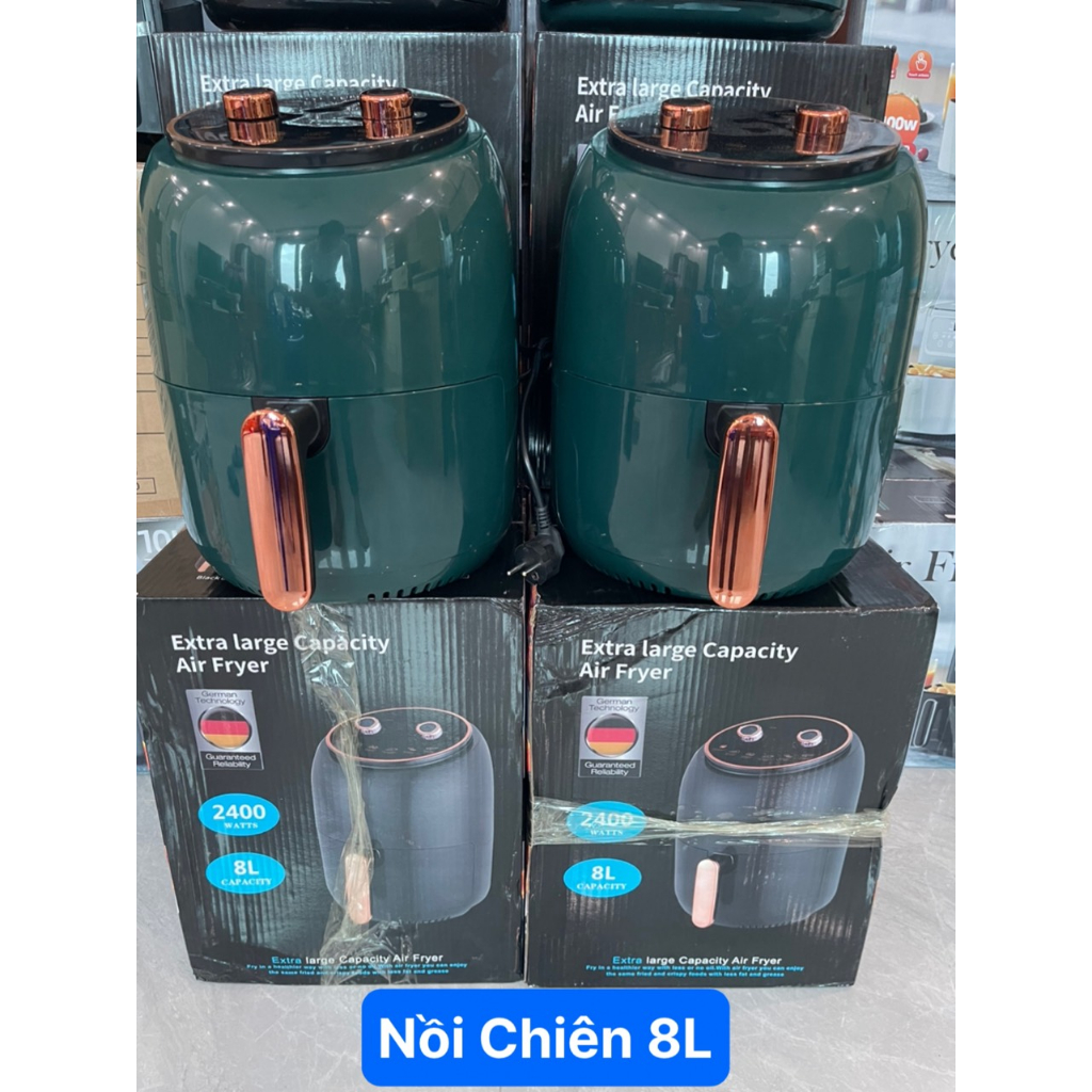 Nồi chiên không dầu CAO CẤP AIR FRYER 10 lít CHIÊN ĐƯỢC GÀ 4KG - BẢO HÀNH 12 THÁNG
