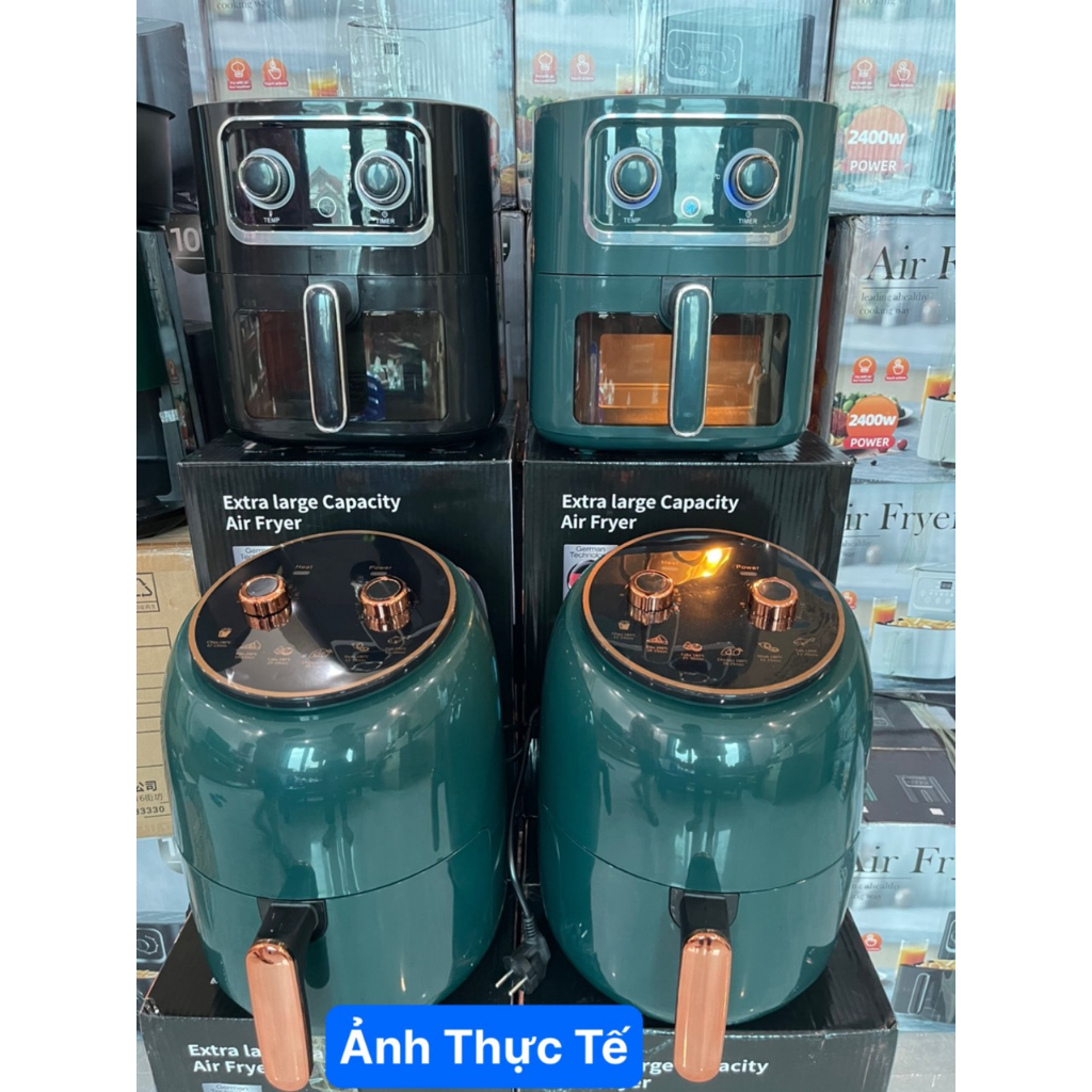 Nồi chiên không dầu CAO CẤP AIR FRYER 10 lít CHIÊN ĐƯỢC GÀ 4KG - BẢO HÀNH 12 THÁNG