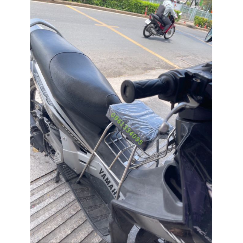 Ghế đi xe máy cho bé xe Nouvo, Hayate.Ghế không tựa lưng