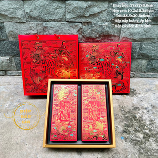 ❤️mẫu 2024❤️ set 10 hộp trung thu 4 bánh vạn phúc