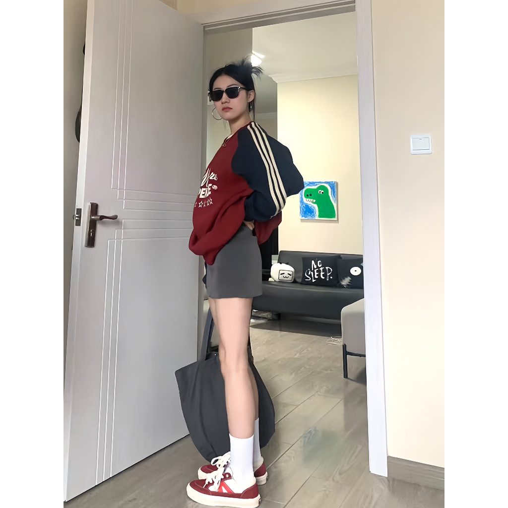 Áo Sweater Nỉ Bông Nam, Nữ Form Rộng Phong Cách Hàn Quốc