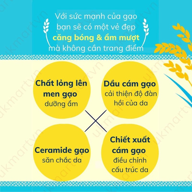 KEANA Rice Nước cân bằng cám gạo Nhật Bản dưỡng sáng da