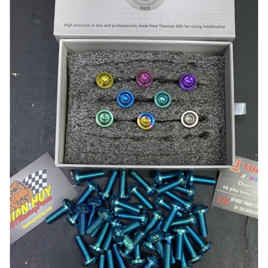 Ốc Dù Dày 8li20 8li25 8li30 8li35 8li40 8li45 8li50 8li60 Titan GR5