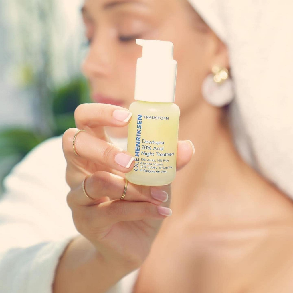 Serum Sáng Da Giảm Nhăn Ole Henriksen Dewtopia 20% Night Treatment 7ml