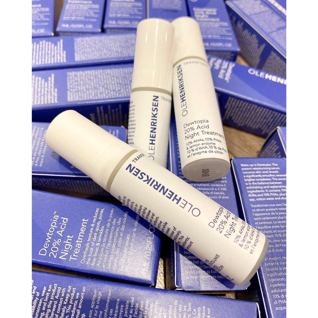 Serum Sáng Da Giảm Nhăn Ole Henriksen Dewtopia 20% Night Treatment 7ml