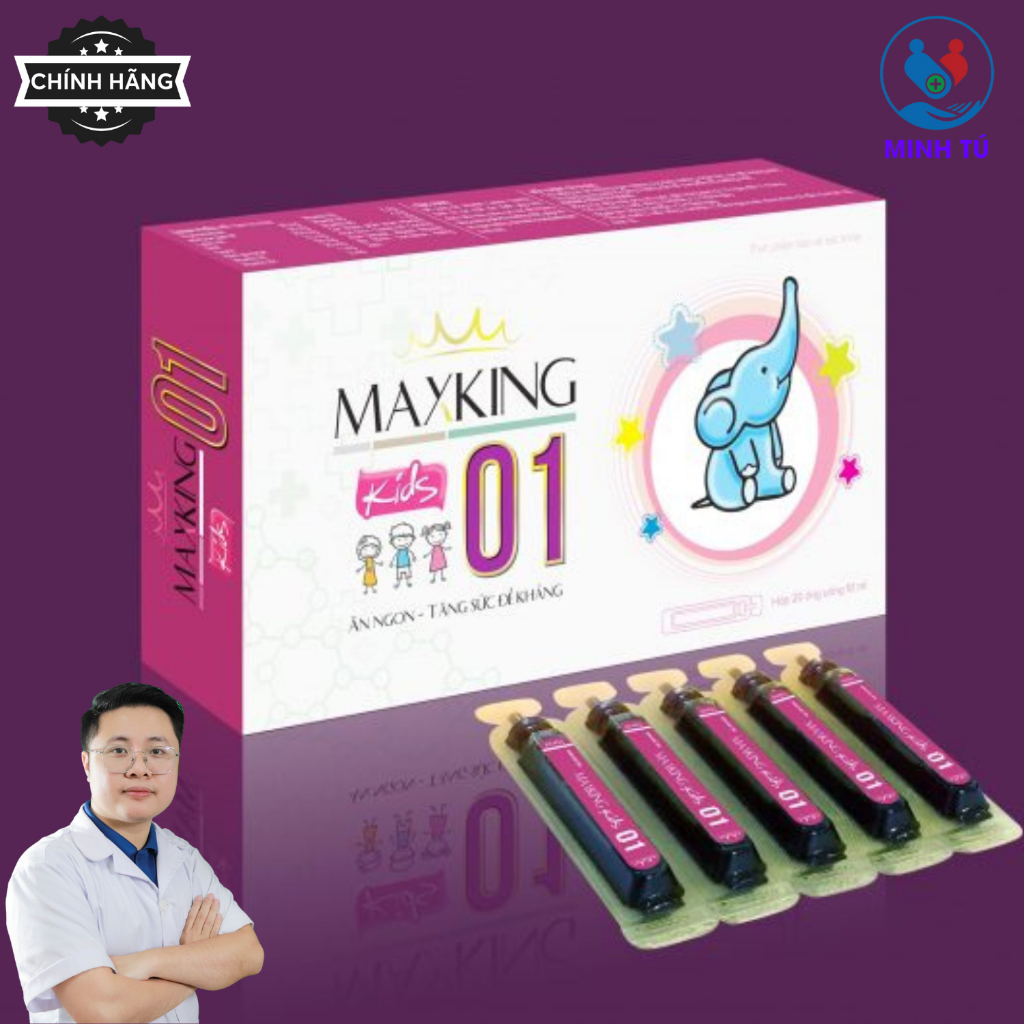MAXKING 01 - TRẺ ĂN NGON, TĂNG ĐỀ KHÁNG, AN TOÀN CHO TRẺ NHỎ